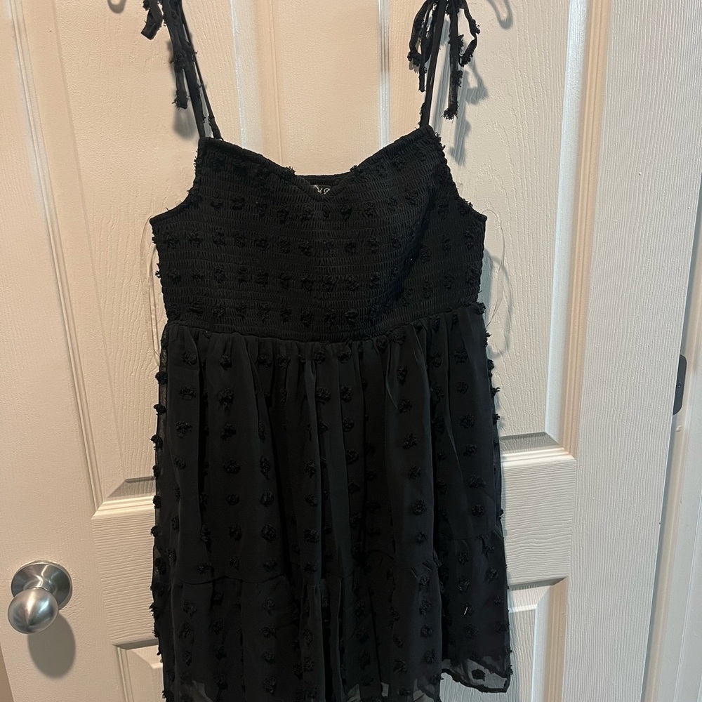 Elegant Black Mini Dress
